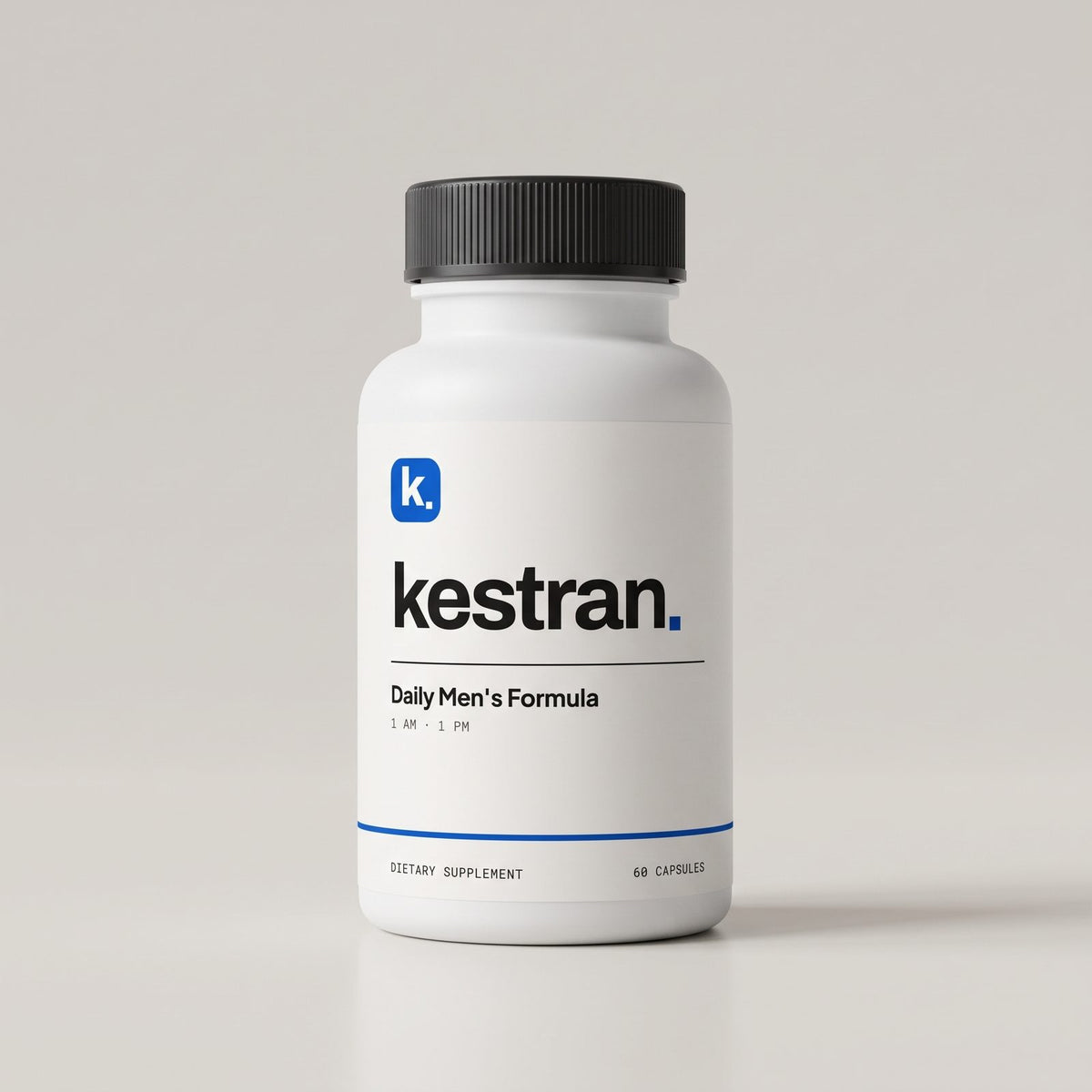 Kestran Daily Men's Formula bottle, front