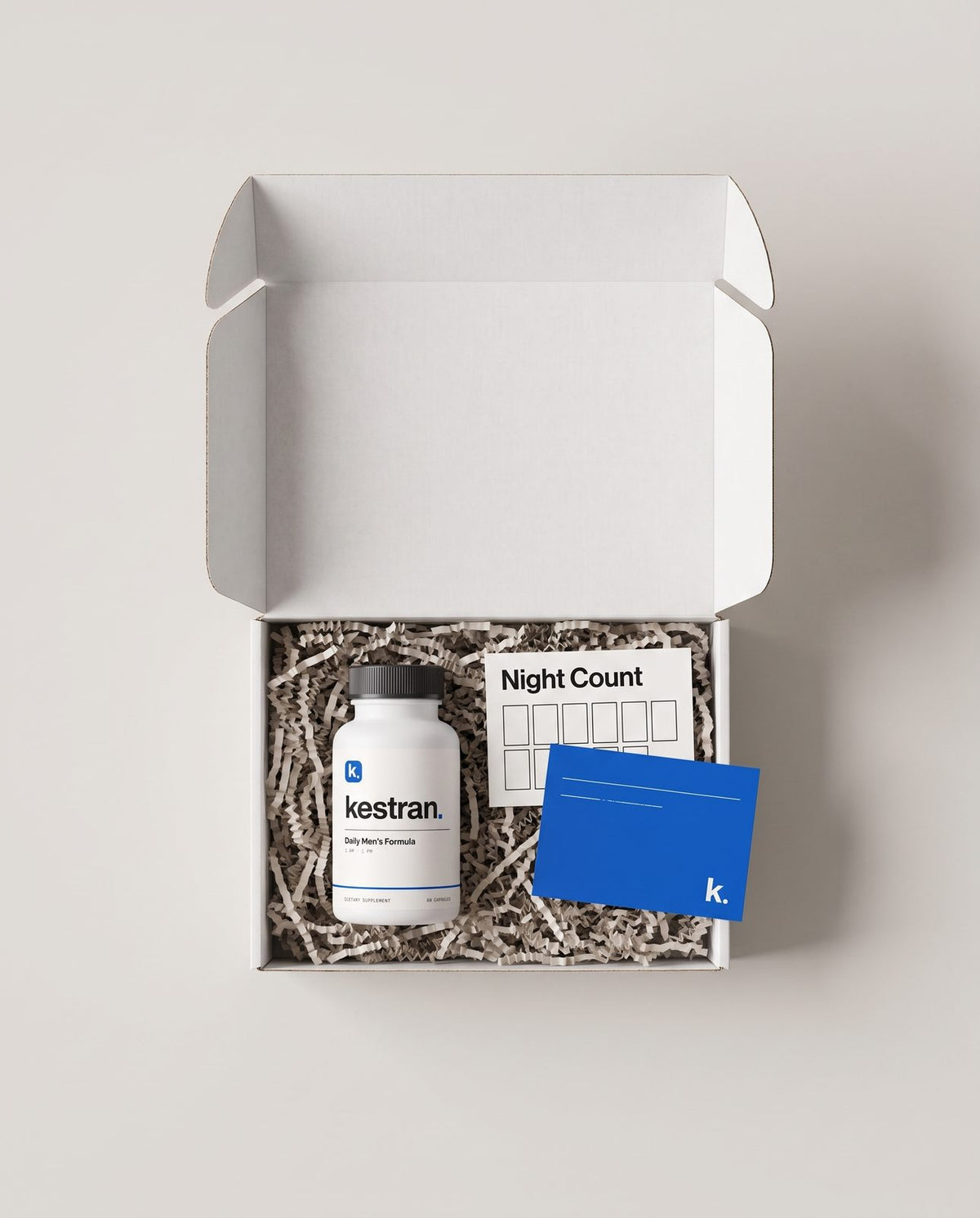 Kestran unboxing with Night Count card